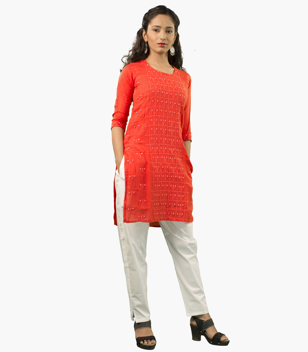Buy Jaipur Kurti White Solid Leggings - Leggings for Women 6603819 | Myntra